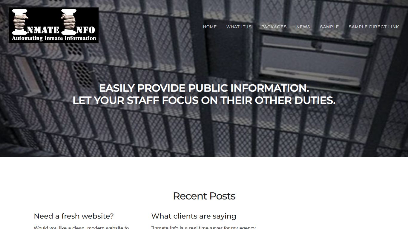 Home - Inmate Info